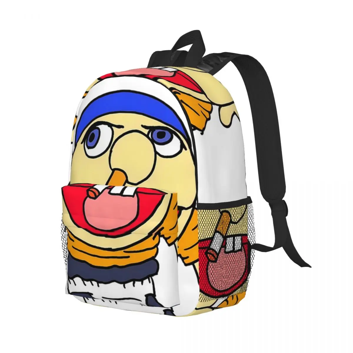 

Sml Jeffy Backpack Student Boys Girls BookBag Kids School Bag Laptop Shoulder Bags for Men Women