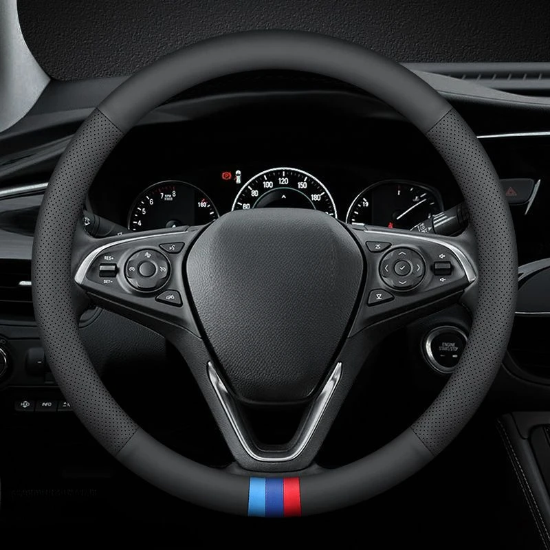 Car Steering Wheel Cover for Buick, Regal, Yinglang, LaCrosse, Valeant, Kaiyue GL6, ,envision,Encora GL8 Applicable 15 inches