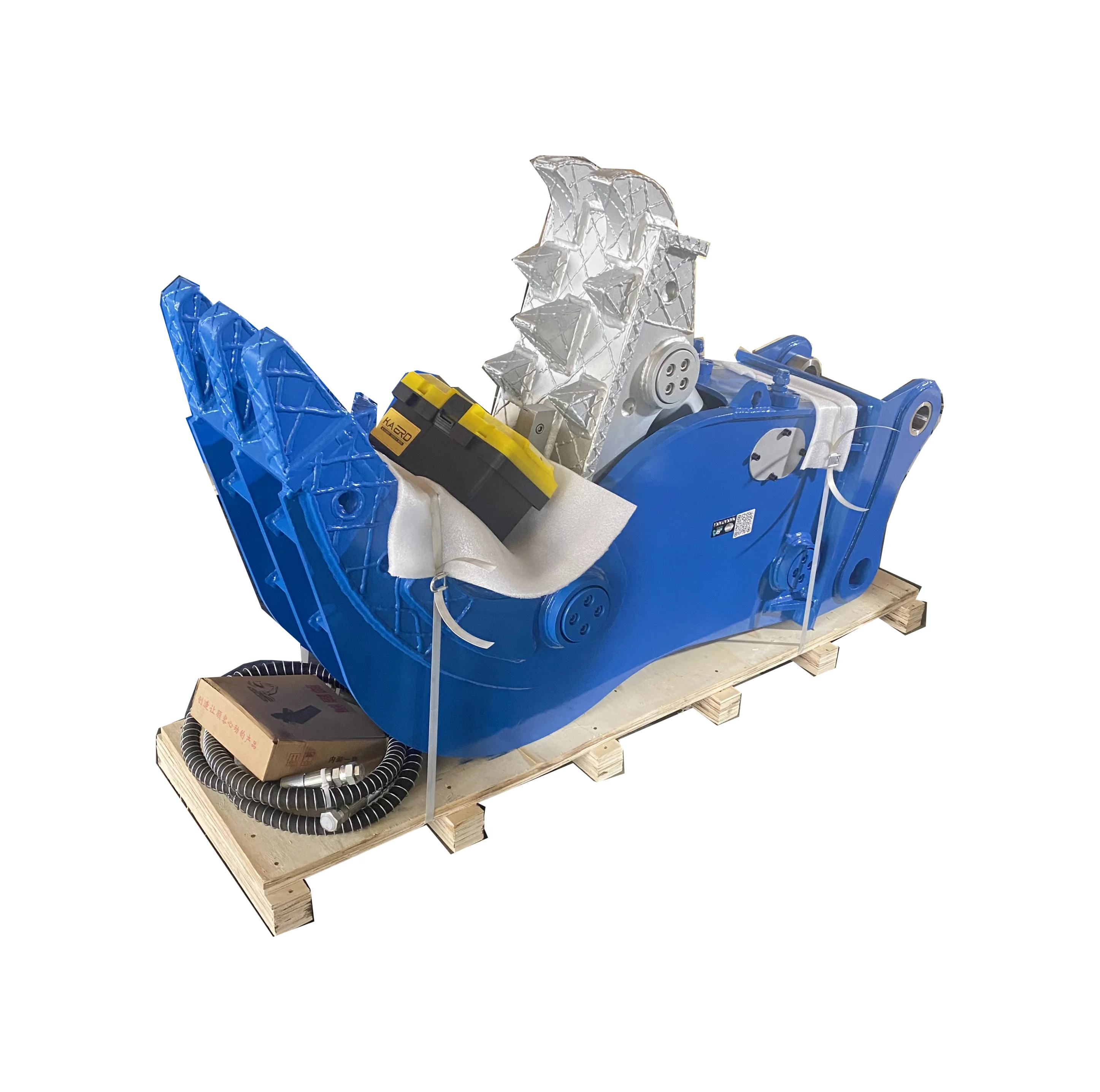 DHG-06 Excavator Hydraulic Pulverizer & Concrete Crusher With Pump 730mm Max Opening For 12-18 Ton Excavators