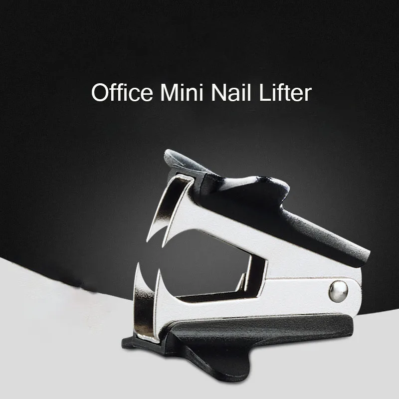 Black Office Mini Nail Remover Needle Remover Metal Material Easy To Carry Keycap Puller  School Supplies