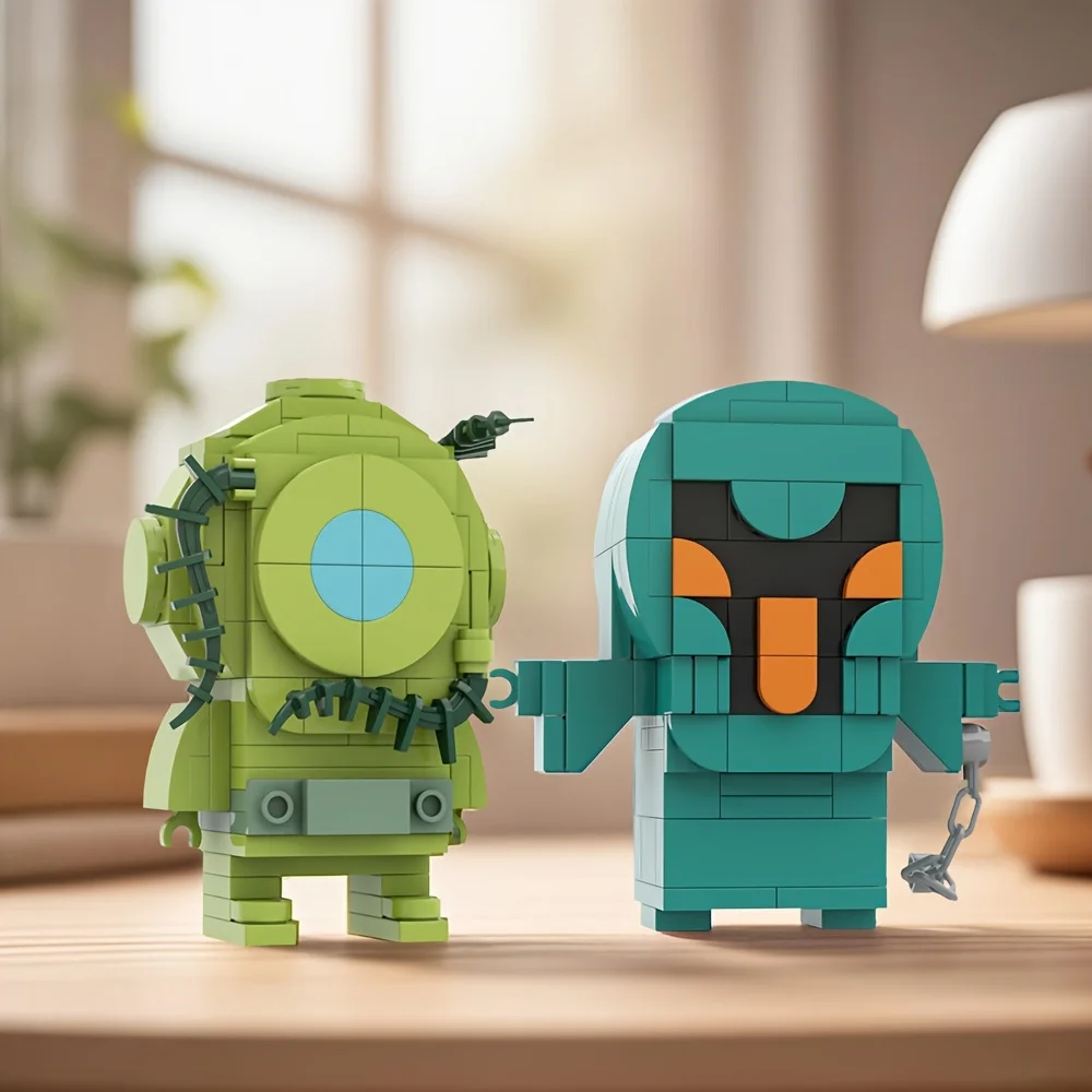 MOC Klassische Filme Der Geist des Kapitäns Cutler & Green Ghost Baustein Action Figure Sammlung Ziegel Spielzeug Weihnachten Geschenk