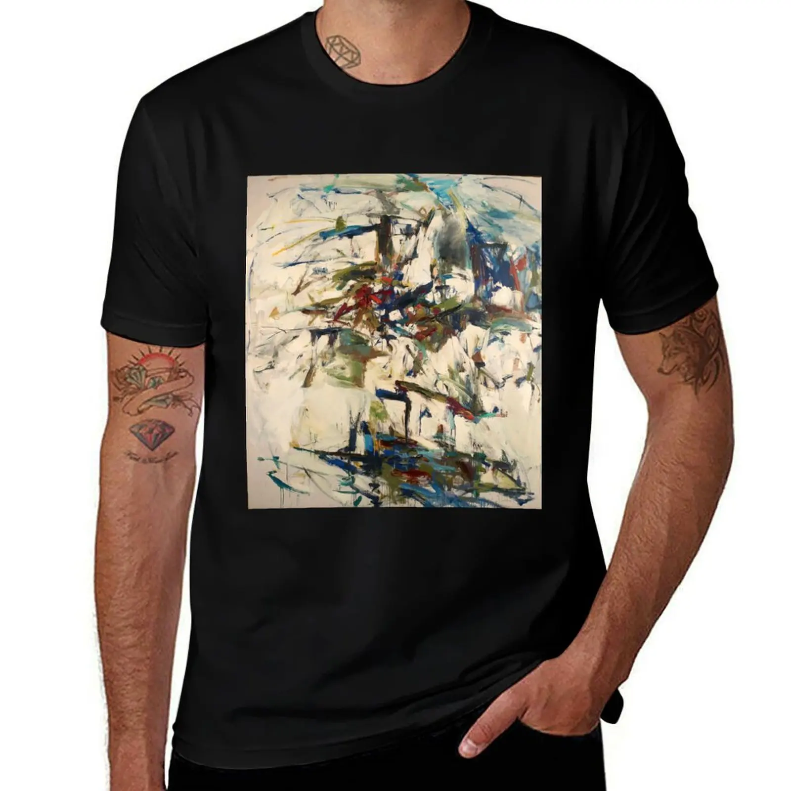 

Joan Mitchell T-Shirt cotton graphic tees clothes sports fans t shirts for men graphic