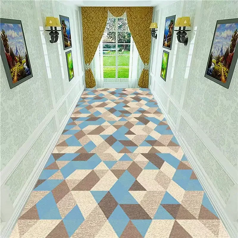 Luxury Corridor Runner Long Carpets for Hallway Aisle Passageway Living Room Decoration Home Long Rug Entryway Entrance Door Mat