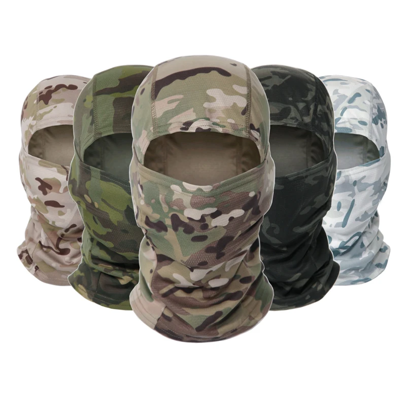 Tactical Camouflage Balaclava Winter Fleece Warm Full Face Mask Hat Scarf Outdoor Hunting Bicycle Cycling Multicam Bandana