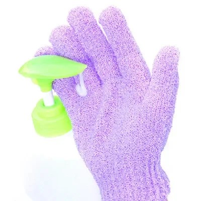 Exfoliating Bath Gloves Resistance Face Body Massage Random Color Peeling Wash Skin Rubbing Mud Mitt Shower Scrub Nylon Glove