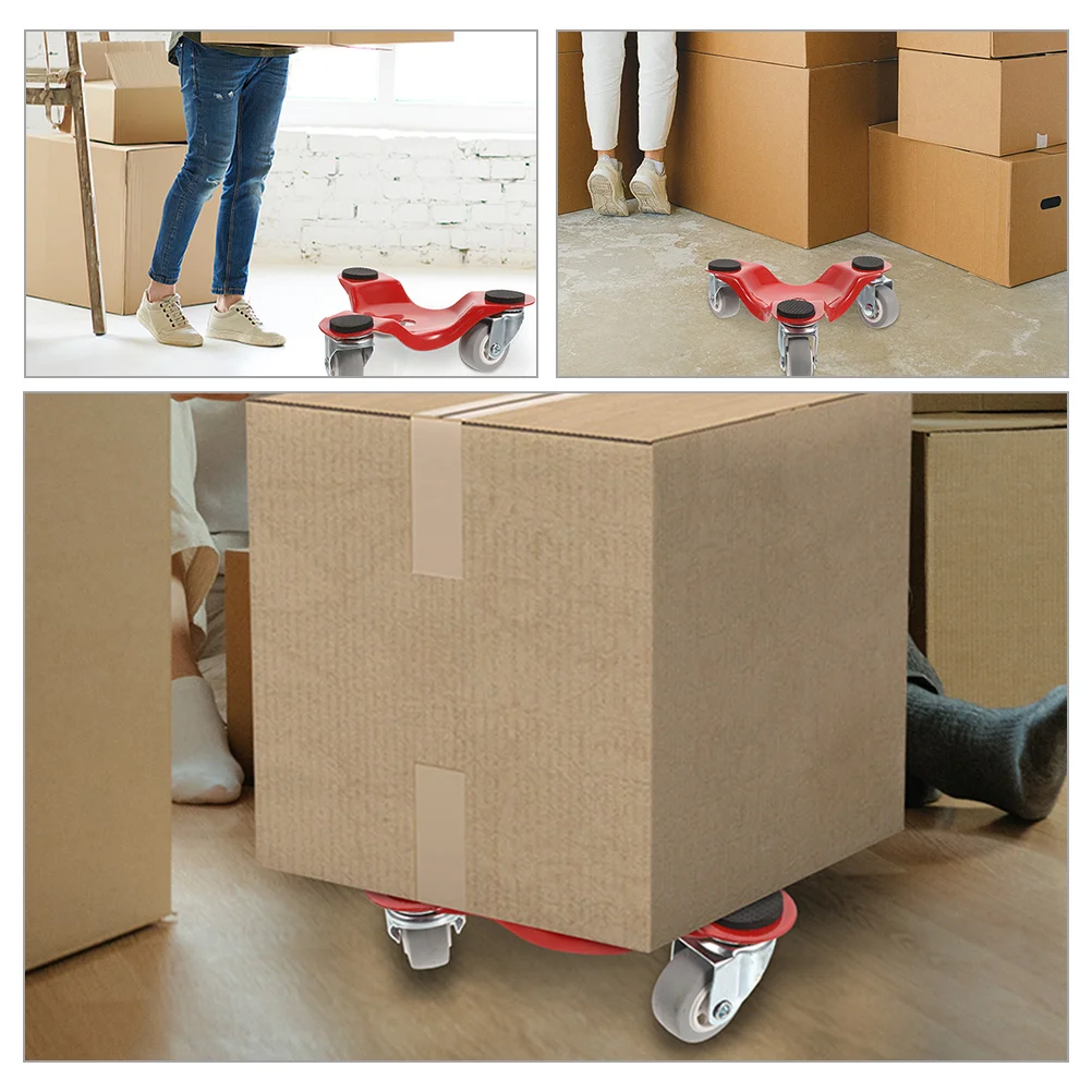 2pcs Furniture Dollies Heavy Duty Furniture Moving Tri-dolly 3 Wheel Moving Furniture Dolly furniture moving tool