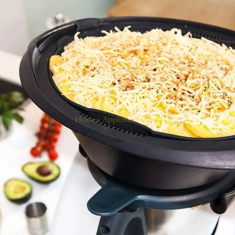 D0ABベーキングパン再利用可能なシリコンポット耐熱性蒸気板キッチンシリコンホットプレートフォーウェルク サモミックスTM31/5/6