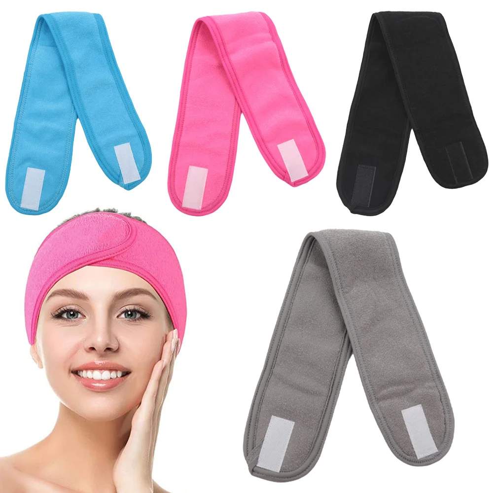 

Повязка для макияжа, повязка для спа-процедур, повязка для макияжа с кармашком, махровая повязка, эластичная махровая повязка, повязка на липучке.