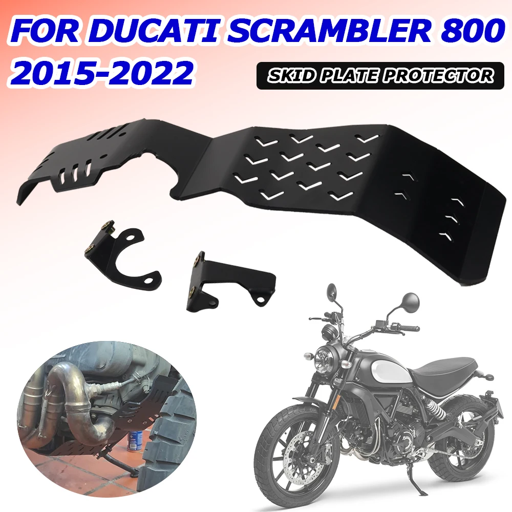 

Motorcycle Engine Guard Chassis Cover Skid Plate Protector For Ducati Scrambler 800 Scrambler800 2017 2018 2019 2020 2021 2022