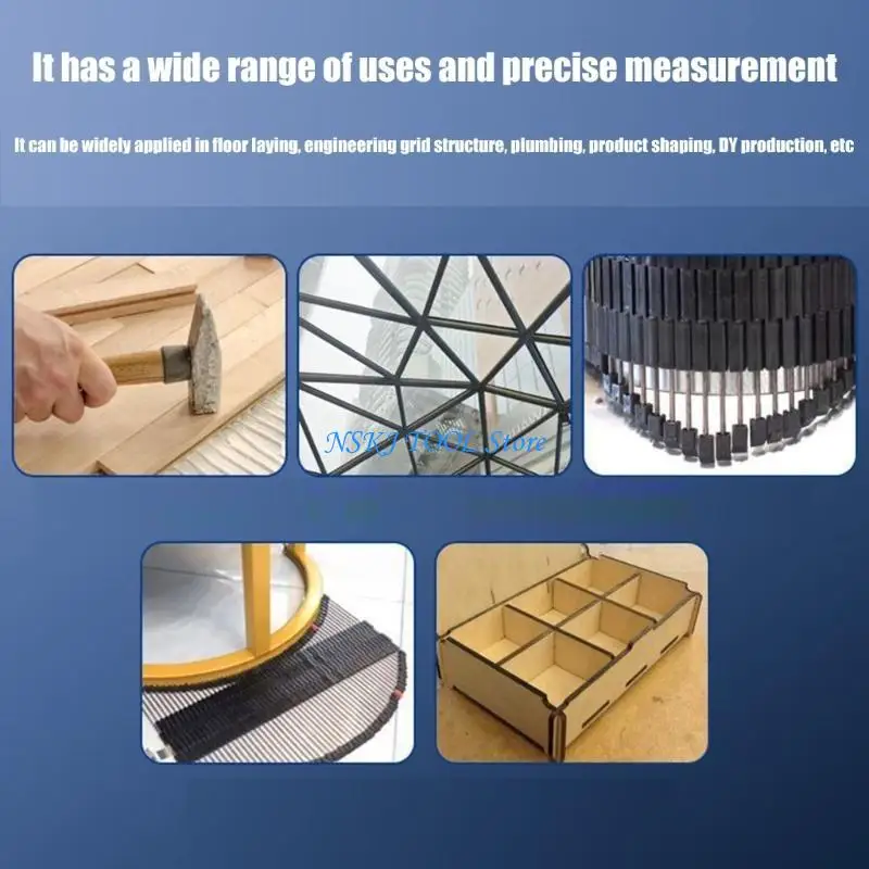

L8RC Durability Pipe Contouring Gauges Tool For Pipe Notching Angles Measurement Steel