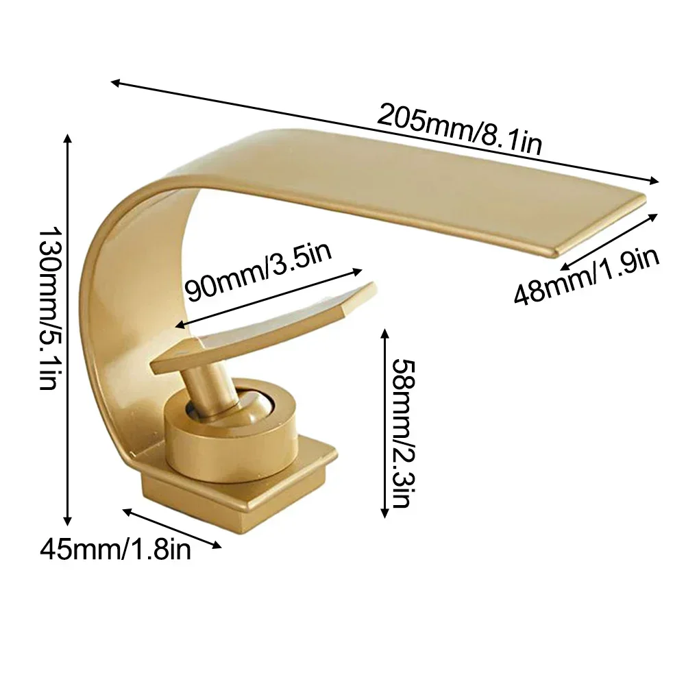 Imagem -04 - Torneira de Bacia de Parede de Latão Torneira Quente e Fria Placa de Banheiro Peças para Casa 1pc