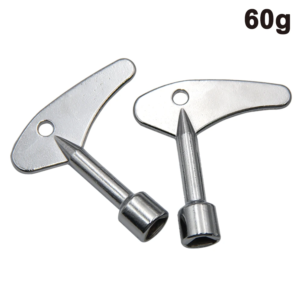 2PC Silver Inner Triangle Key Wrench Household Elevator Water Meter Electric Control Cabinet Electric Meter Valve Universal Tool