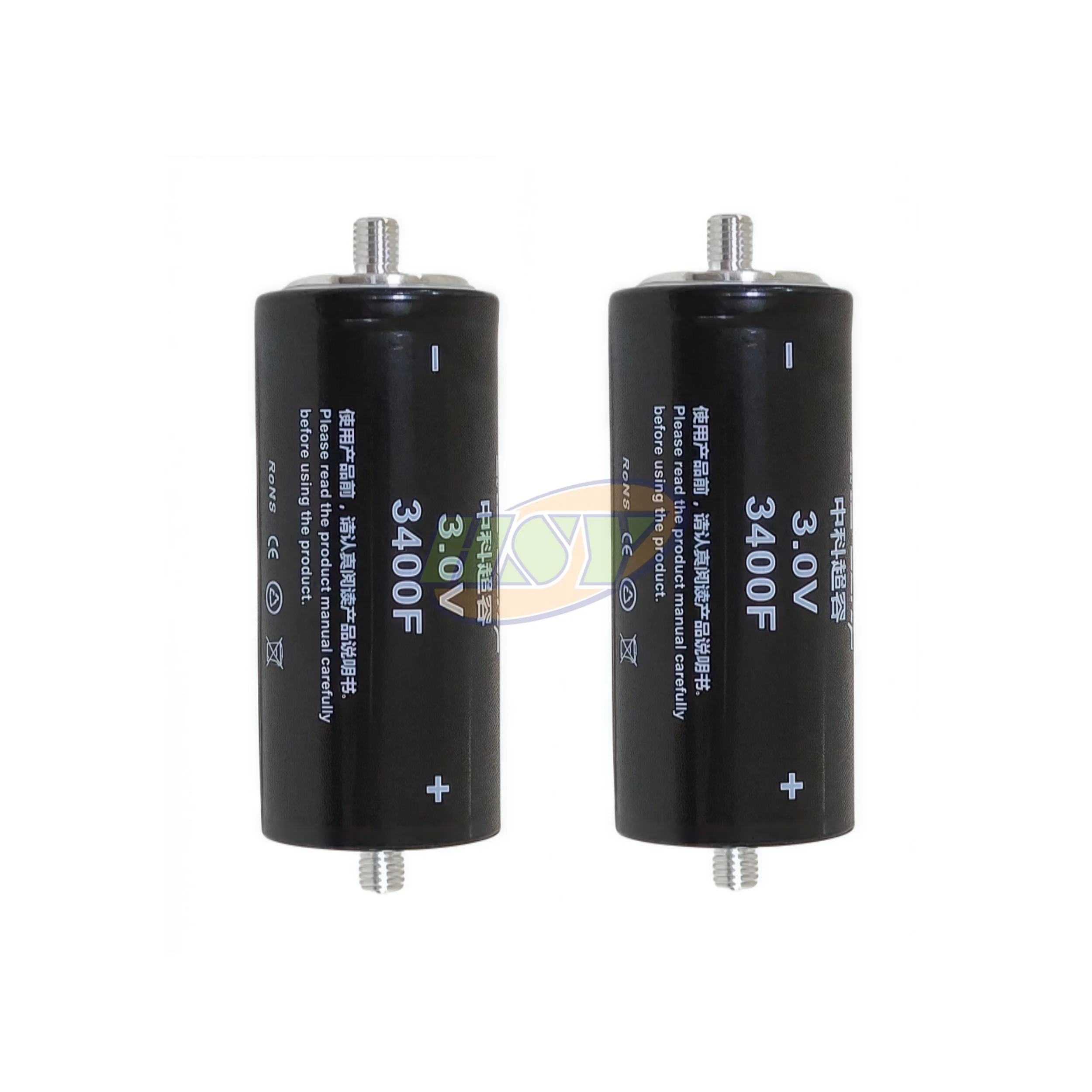 2PCS Super capacitor 3V 3400F cells brand new and high quality car audio Freely assembled high CCA low internal resistance 3000F