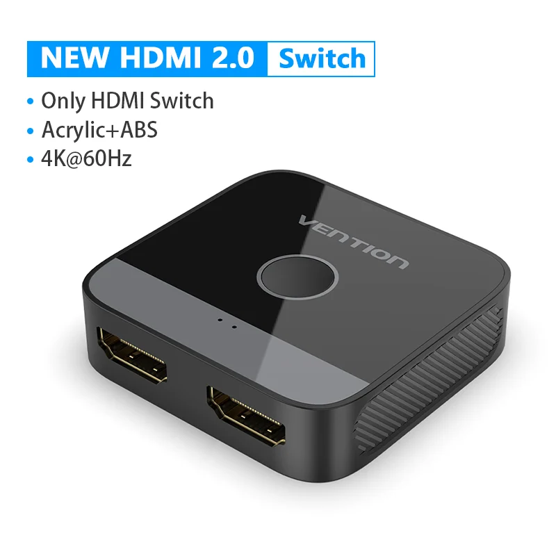 Ventie HDMI Switcher 4K 60Hz Bi-Direction 2.0 HDMI Schakelaar 1x2/2x1 Adapter voor PS4/5 Xiaomi TV Box 8K HDMI 2.1 Splitter