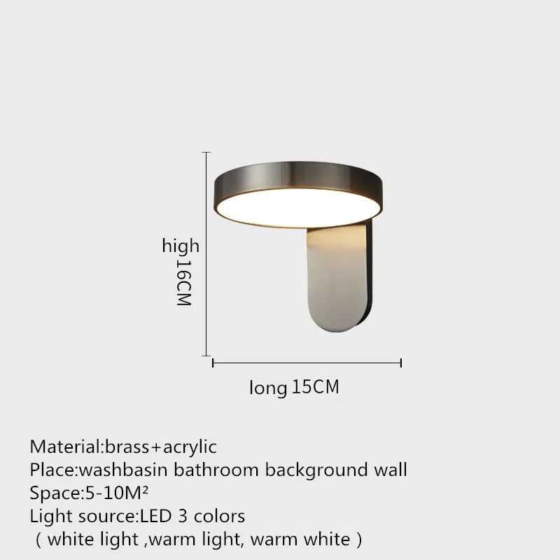 ไฟ LED ติดผนัง3สีทองแดงรูปกระต่ายทันสมัยโคมไฟเชิงเทียนทองเหลืองสุดสร้างสรรค์แบบเรียบง่ายสำหรับตกแต่งบ้านข้างเตียงนอนห้องเรียน