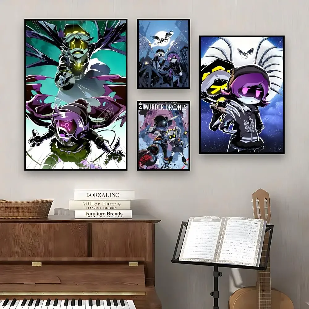 animation M-Murder Drones Poster Modern Minimalism Aesthetic Art Prints Bedroom Kitchen Home Decor Art Poster Gifts