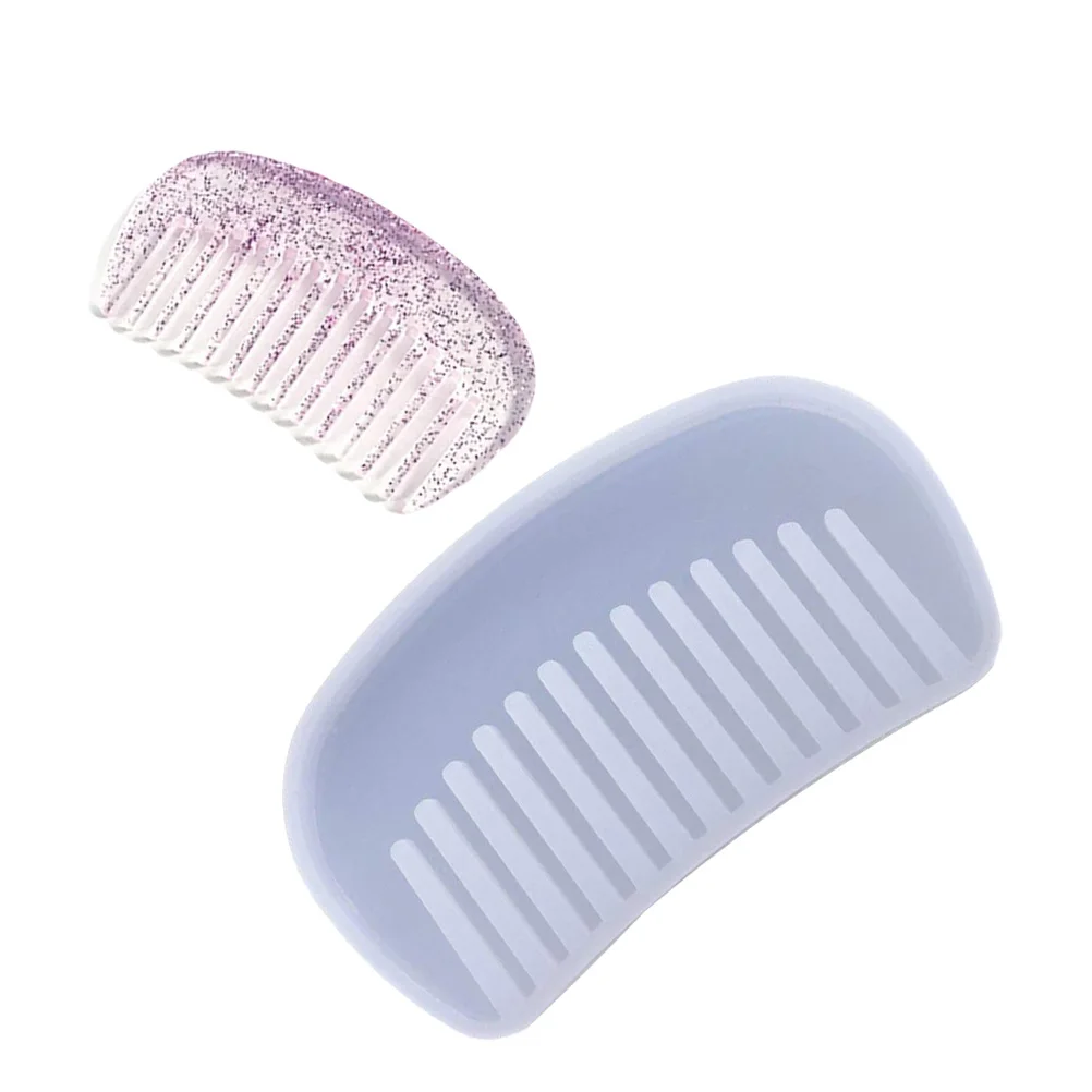 

Crystal Epoxy Mold Easy to Remove Comb Mould Resin Glue Comb-shaped Manual Silicone DIY Cartoon