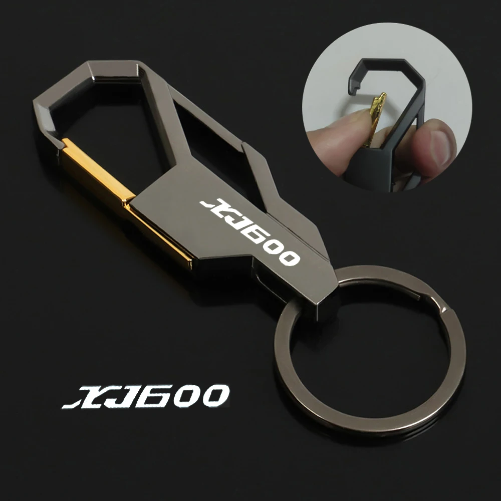 

XJ 600 S N Motorcycle Accessories Keychain Waist Hanging Key Ring Metal KeyChains FOR YAMAHA XJ600 XJ600N XJ600S DIVERSION