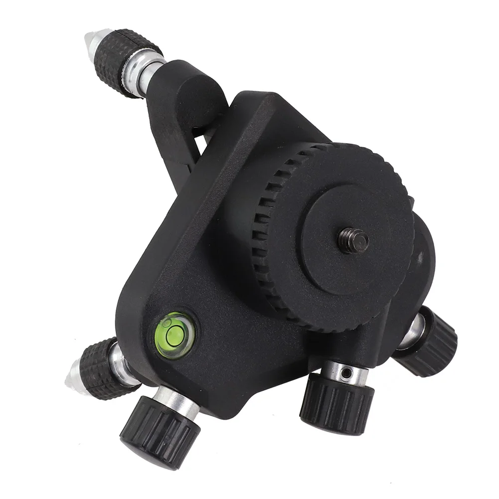 Level Adapter Meter Bracket Measuring 130*109*94mm Workshop Accessory Adjustment Base Black&silver Level Tripod