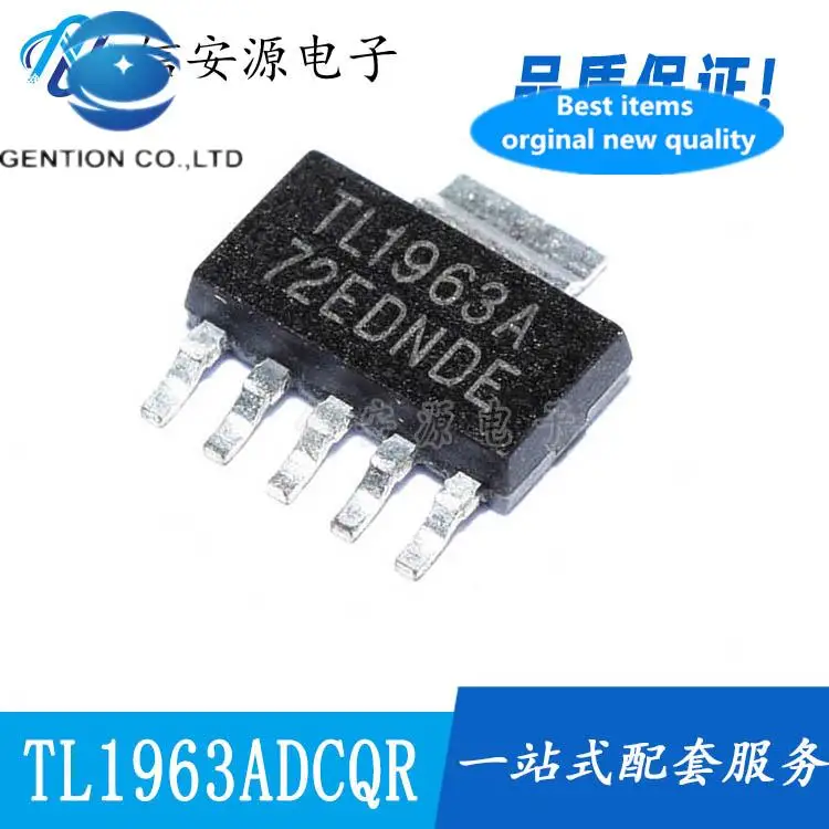 10pcs 100% orginal new  TL1963ADCQR TL1963A SOT223-6 low dropout voltage regulator chip