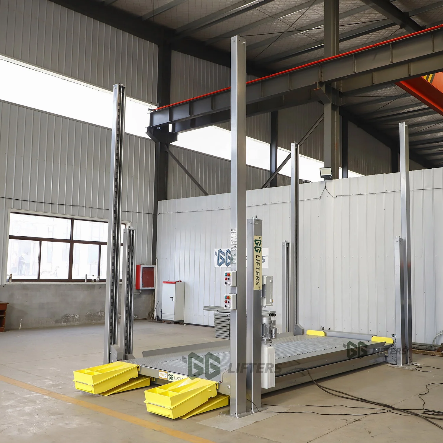 Motor Drive Mode for Car Parking Lot 3-Stair Level Triple Stacker Lift Mechanical Steel Parking Equipment