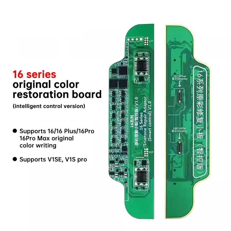 JC V1SE True Tone Board серии 12, 13, 14, 16, для iPhone 7-16 Pro Max, оригинальный экран, копирование, дисплей, восстановление, цвет, чтение, запись