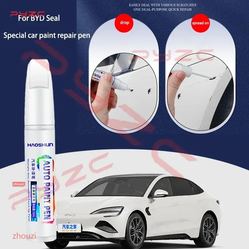For BYD SEAL 2023-2025 D40 D60 Paint Touch Up Pen Kit - Scratch Repair Car Scratch Remover with Brush DIY Auto Accessories