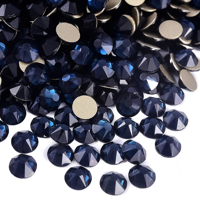 Billow Großhandel 2088 Glitzer-Saphirglas, 16 Schnitte, nicht Hotfix-Strasssteine, zum Aufkleben, für DIY-Nagelkunst-Dekorationen – Detail 9
