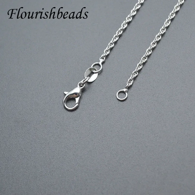30pcs/lot Anti Fading 45cm Length Twist Necklace Chain For Pendant Jewelry view 5