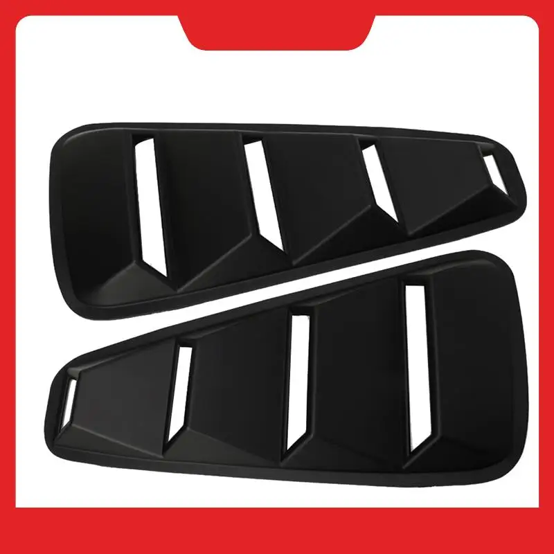 

Blakc 1/4 задняя боковая вентиляционная четверть оконная жалюзи, накладка на крышку для Ford Mustang 2005-2014 годов, аксессуары