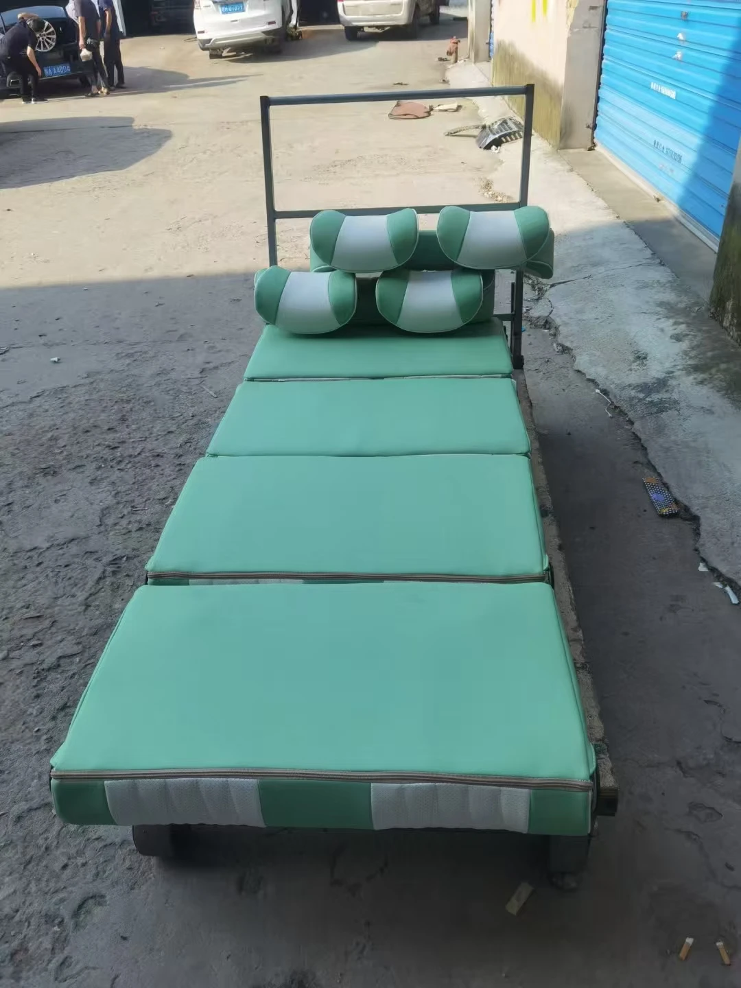 RV Swivel Seat,  Multifunctional RV Conversion Car Seat Leather/PU/Cloth Camper Bed Seat Widened Bed for  Camper