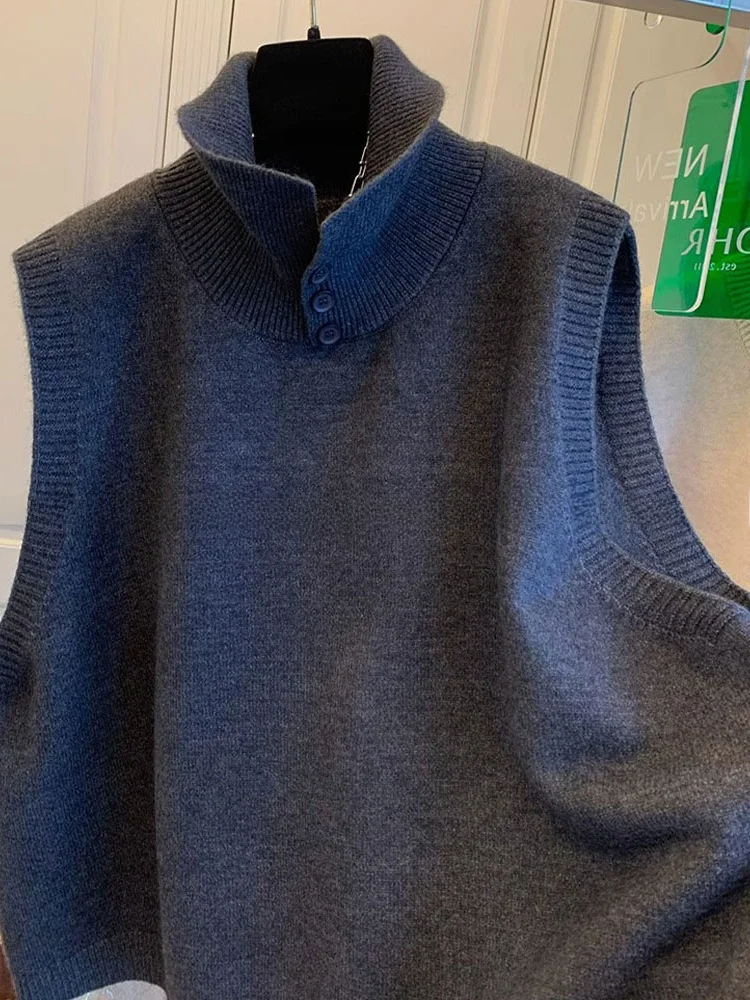 سترة محبوكة ناعمة ومريحة بتصميم طبقات من Svel ملابس داخلية مريحة ودافئة للتنقل في الشتاء