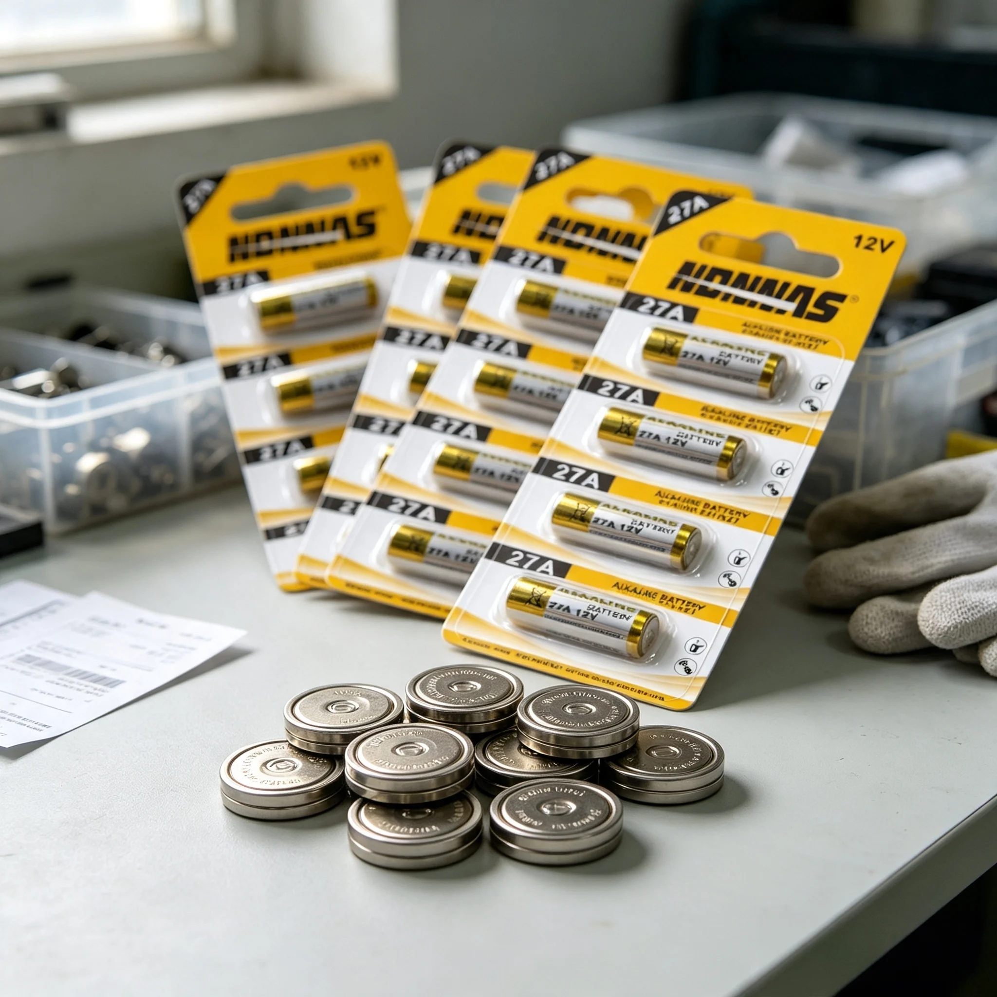 2-100Pcs 27A 12V Alkaline Battery A27 G27A Mn27 Ms27 Stable Power For Doorbell Car Key Fob Gamepad Flashlight