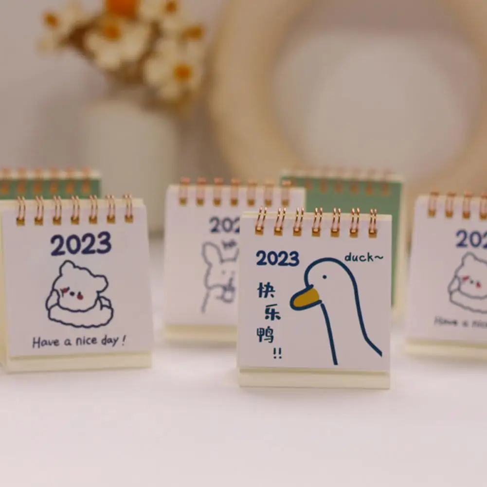 Record Date Lightweight Different Patterns 2023 Desk Calendar Office Use