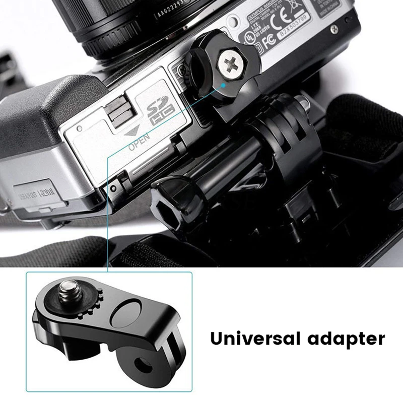 Adaptador aee para gopro/insta 360 ace pro cabeça de parafuso 1/4 adaptador tripé suporte conectar quadro câmera esportiva acessórios universais