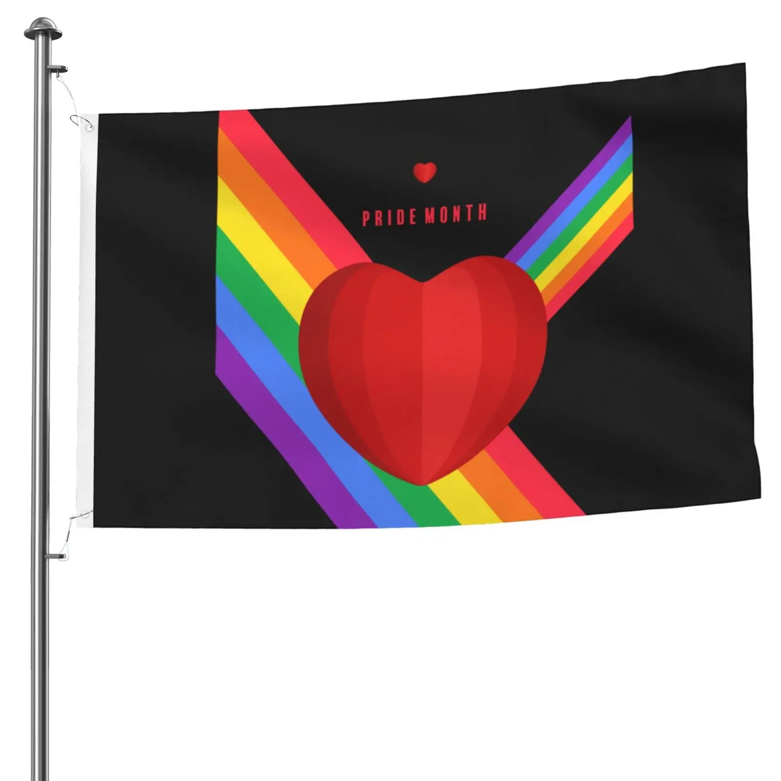 Flagnshow 100% Polyester Pride Month Flag