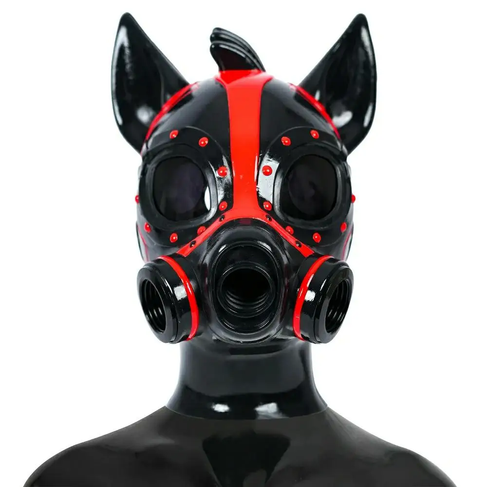 

Feturax Silicone Obsidian Pony Hood for Cosplay Costumes Realistic Horse Mask Full Head Furry Halloween Hood