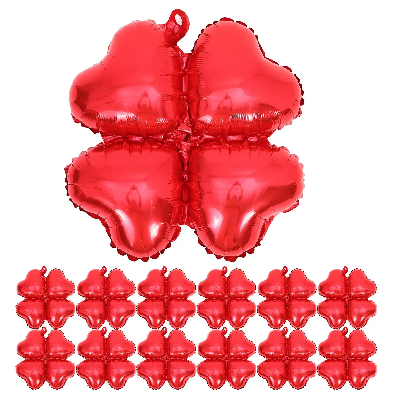 

50 Pcs Heart Shaped Balloons Foil for Wedding Festival Photo Props Balloons Reusable Safe