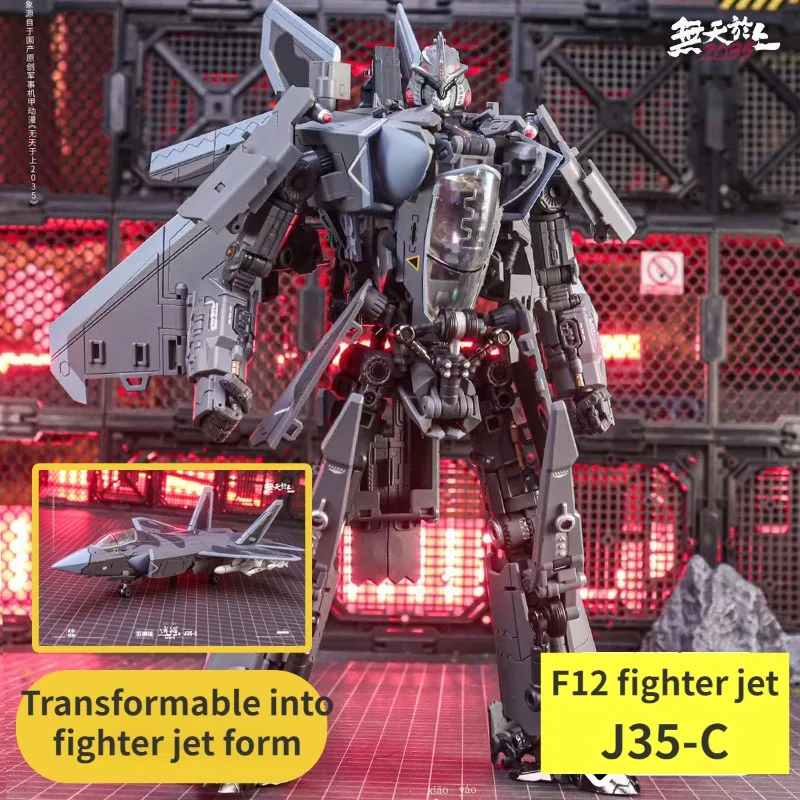 TYCTOYS Touchtoys Careray Transform Mech: Jouet de chasse à jet J35-C invisible