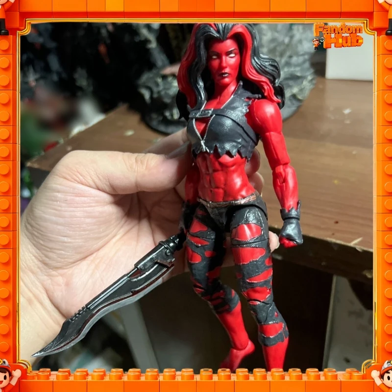 

Genuine X-Men Red She-Hulk 6-Inch Articulated Action Figure Collectible Toy Gift For Fans