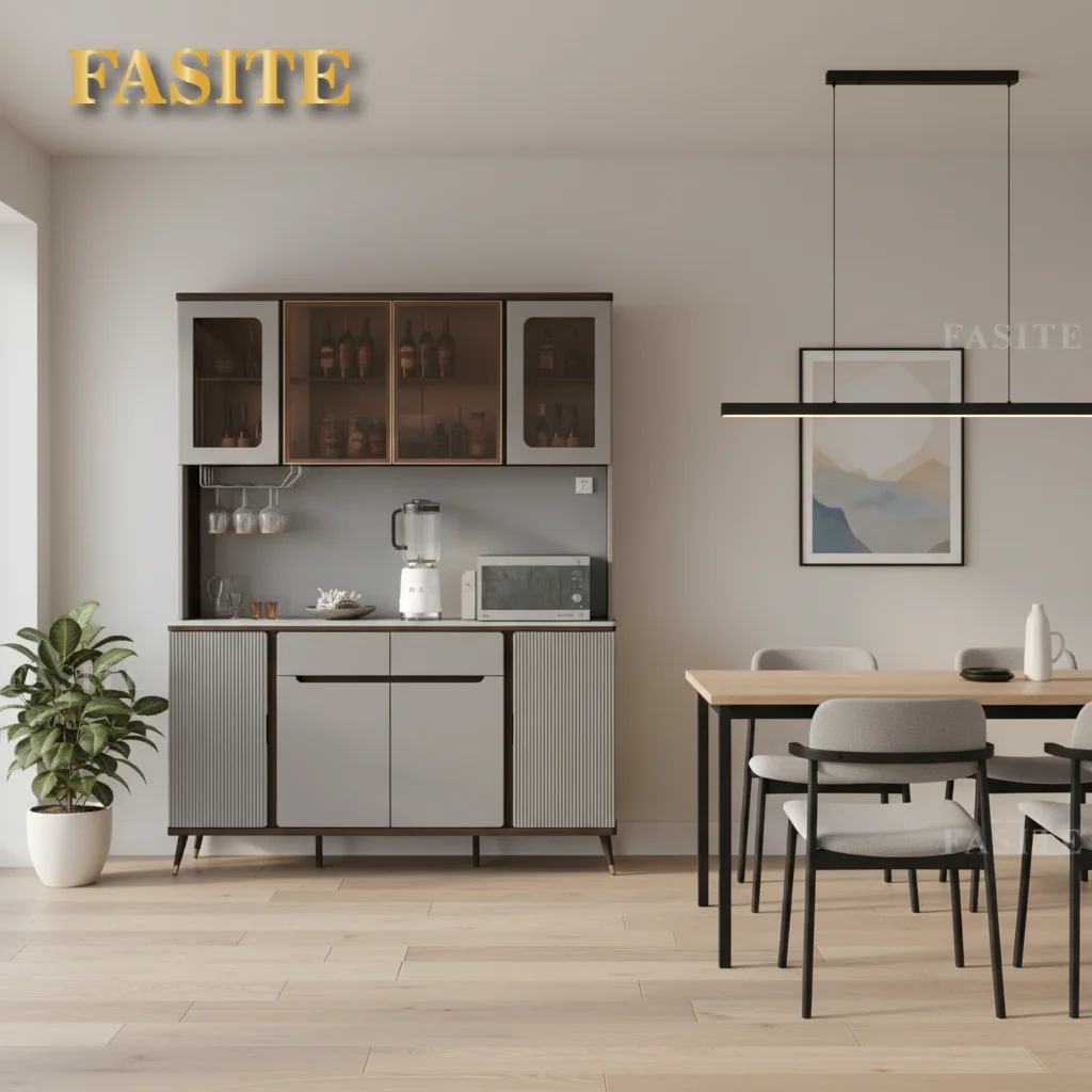 Convertible Retractable Pine MDF Board Wine Rack Stainless Steel Hardware Modern Design Household Goods