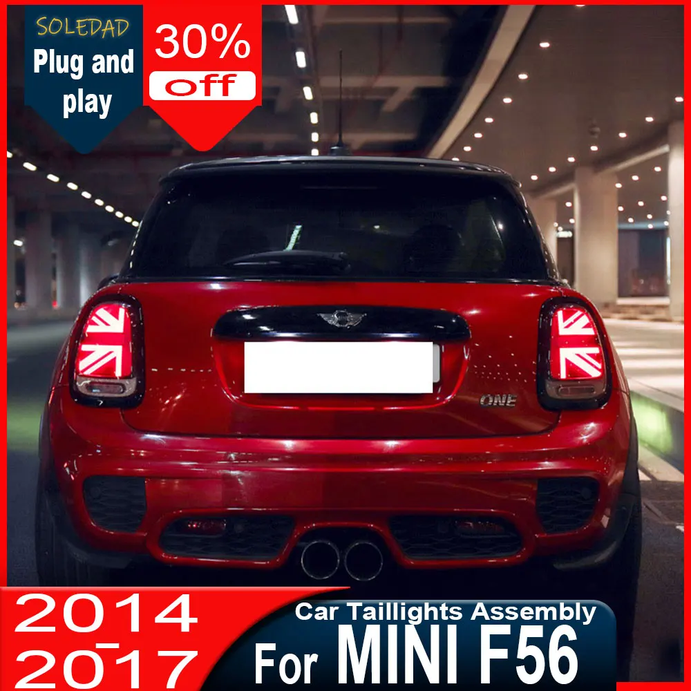 

Car Taillight For Mini Cooper F55 F56 F57 2014 2015 2016 2017 LED Rear Lamp Auto Tail LED Lamp Dynamic Turn Signal Lights