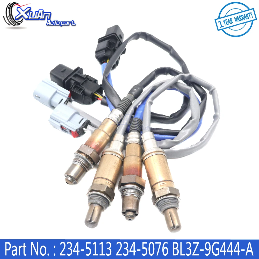 

XUAN CAR NEW Upstream Downstream Lambda O2 Oxygen Sensor 234-5113 234-5076 BL3Z-9G444-A For Ford F-150 5.0L For Ford F-150 6.2