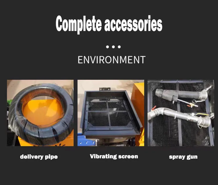 511 Automatic Mortar Gypsum Cement Wall Plaster Machine 32mm Mortar Spray Machines Pump Motor Core Components 380V/220V 100L