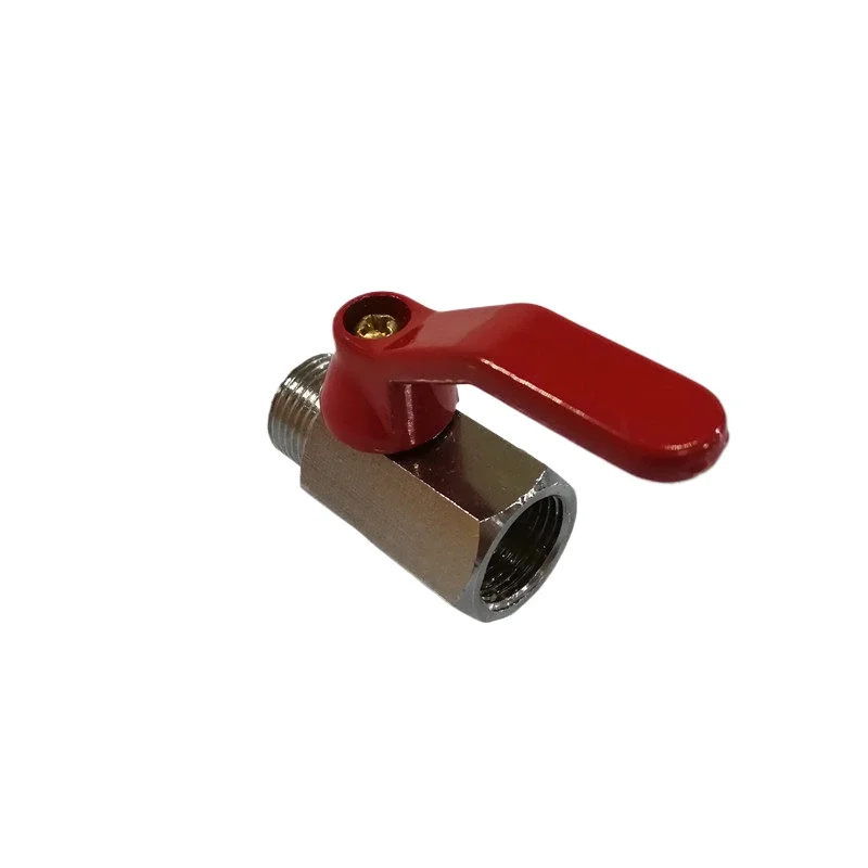 for Haitian Injection Molding Machine Parts 2019 3/8 Red Cooling Water Manifold Valves Internal External Thread Ball Valve