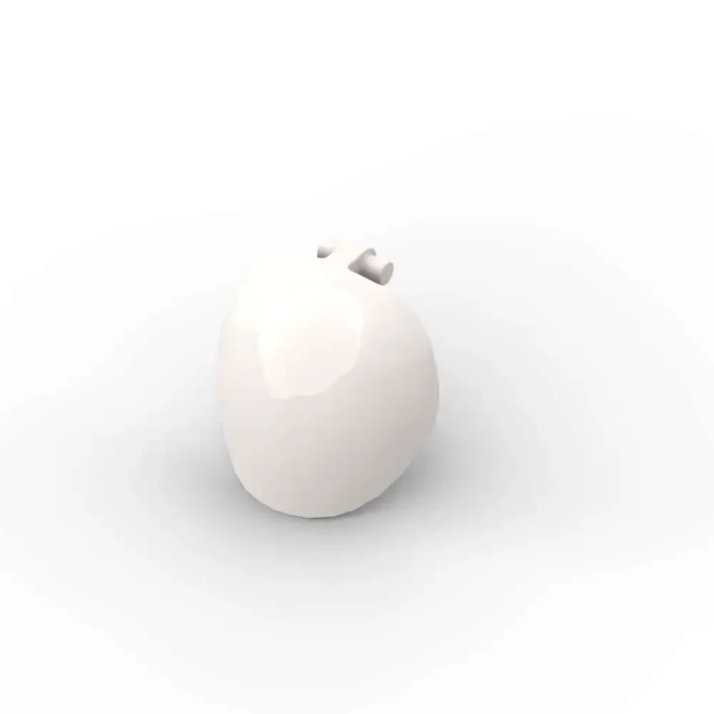 MOC 10PCS Part Bricks1686 Smooth Round With Bar Handle Building Blocks Set Large Armor Particle Puzzle Particle Toys Kid Gifts