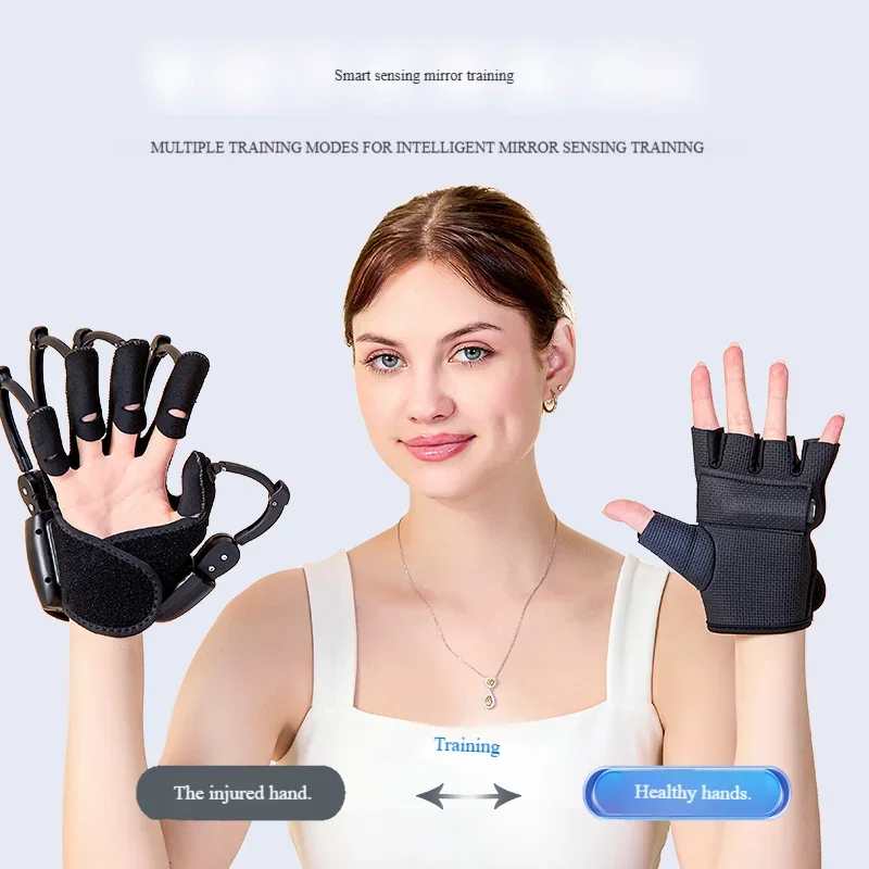 قفازات روبوتية لإعادة تأهيل الهيكل الخارجي للذراع، قفازات هيكل خارجي لليد الميكانيكية، تدريب قوة المحرك الكهربائي #5