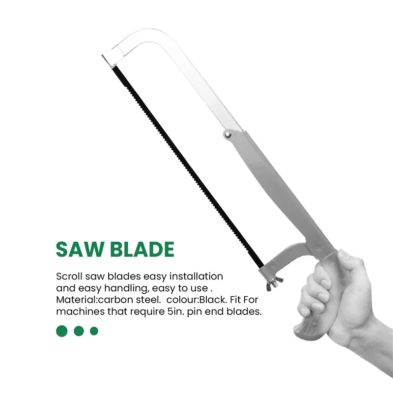 ABMO 5 Inch Scroll Saw Blade 36 Pack Compatible For All Machines Require 5In. Pin End Scroll Saw - 10 TPI, 15 TPI, 18 TPI