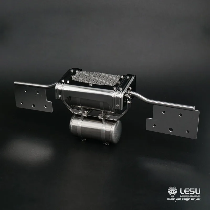 LESU G-6200 AB Fascio di coda in metallo fanale posteriore serbatoio carburante set universale Tamiya 1/14 RC modello di camion giocattolo aggiornamento parti di modifica