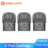 3pcs/lot Original GeekVape U Pod Cartridge 2ml Side Filling For Sonder U / AU Aegis U Pod /Obelisk U /Wenax U Kit MTL DTL Vape